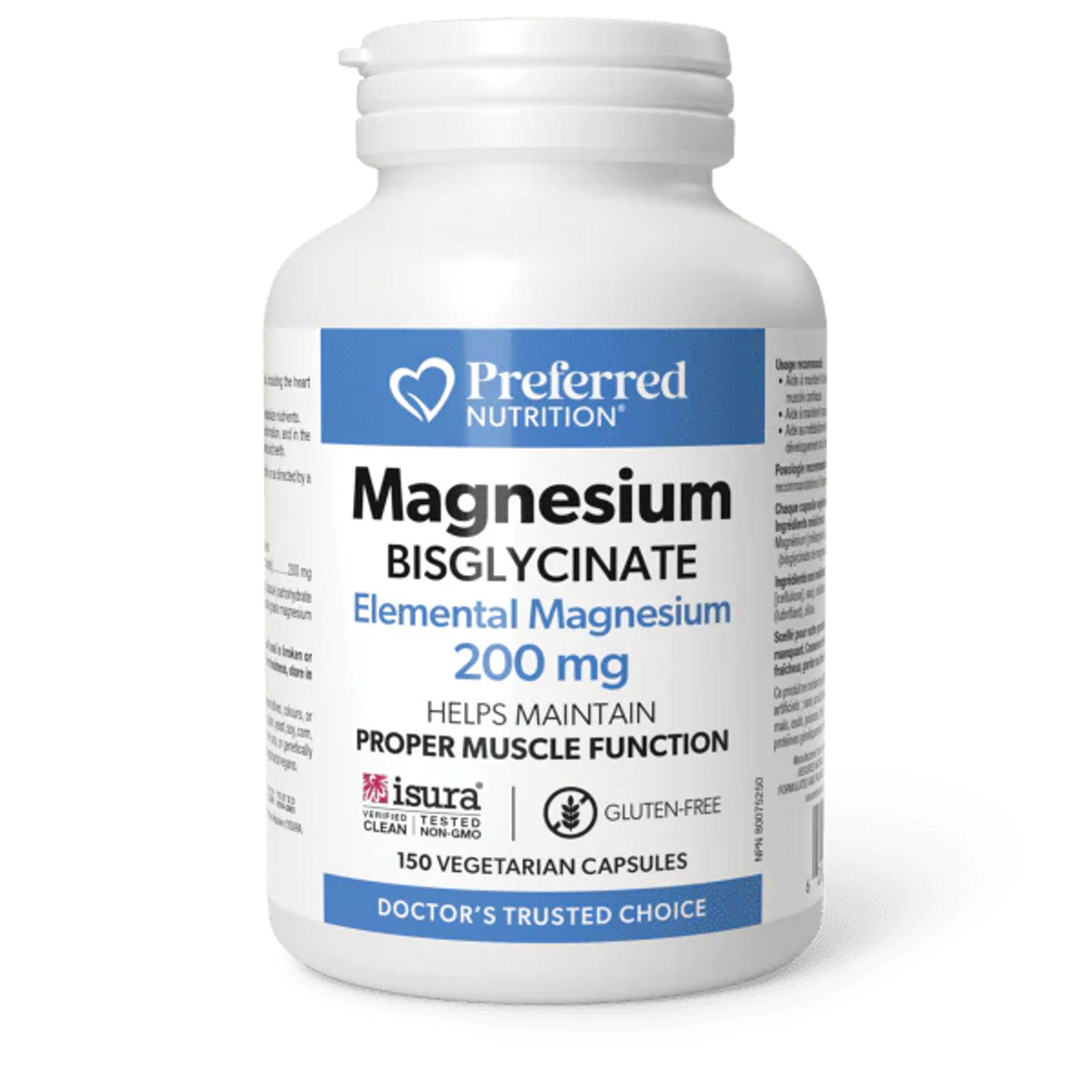 Preferred Nutrition Magnesium Bisglycinate 150 Veg Capsules