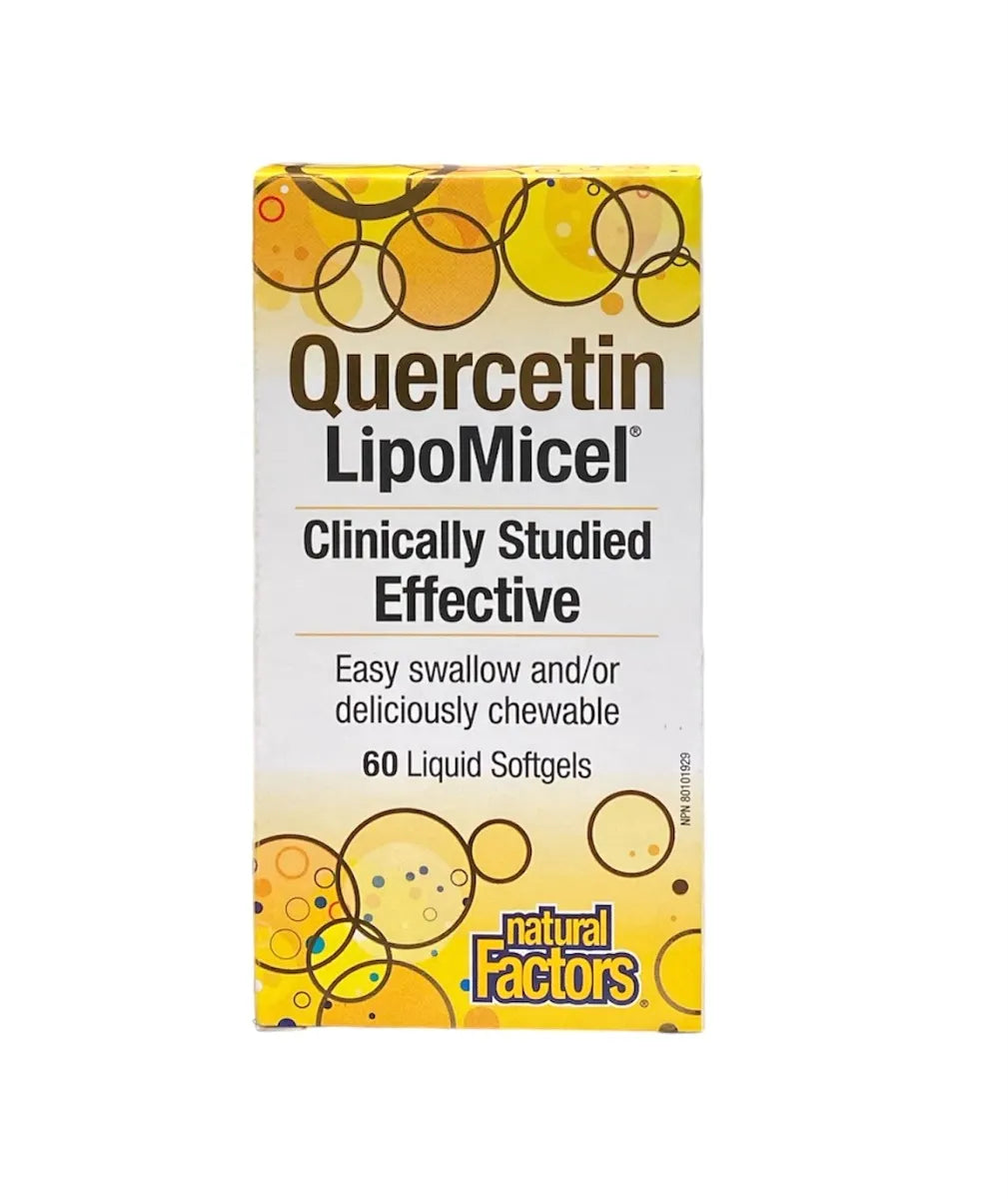 Natural Factors Quercetin LipMicel 60softgels