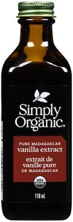 Simply Organic Pure Madagascar Vanilla Extract. 118ml