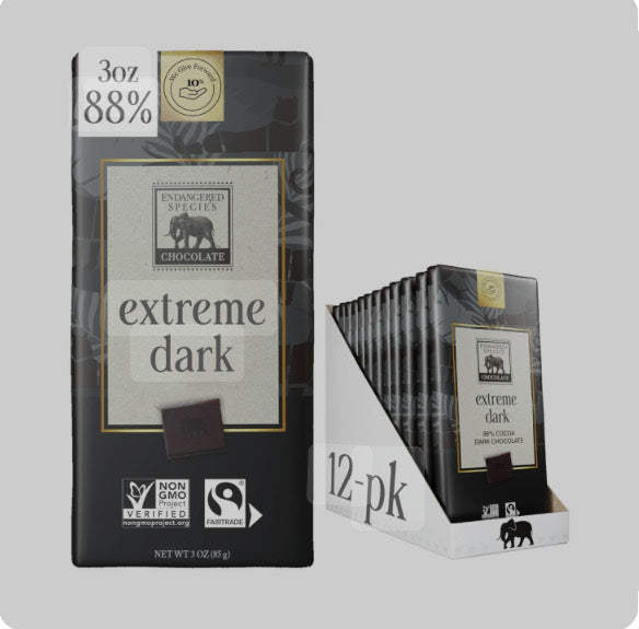 Extreme Dark + 88% dark chocolate