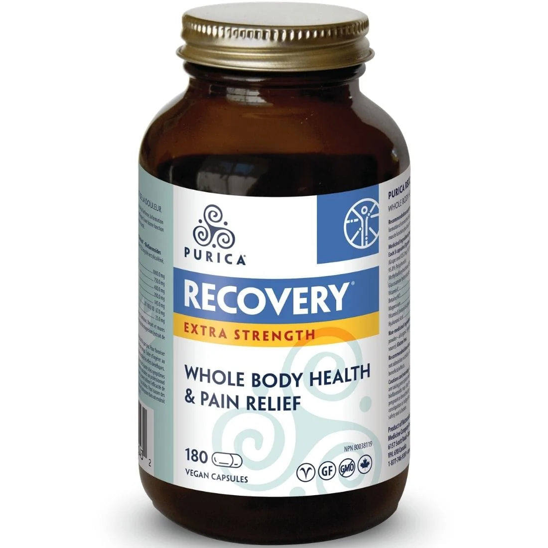 Purica Recovery Extra Strength 180 Capsules