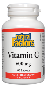Vitamin C 500 mg · Plus Bioflavonoids & Rosehips