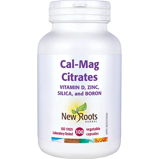 Cal-Mag Citrates Vitamin D, Zinc, Silica, and Boron 100 veg cap