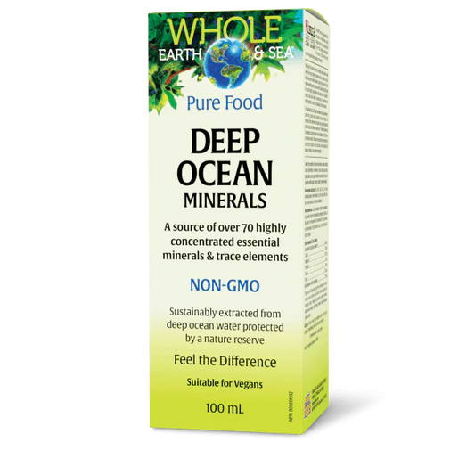 Natural Factors Whole Earth and Sea Deep Ocean Minerals 100 ml
