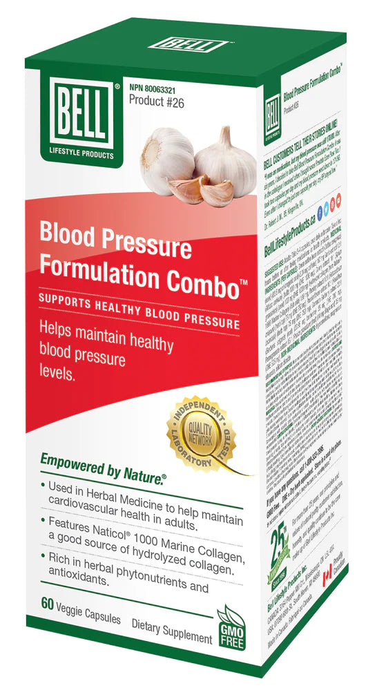 Bell Blood Pressure Formulation Combo 60 veg cap.
