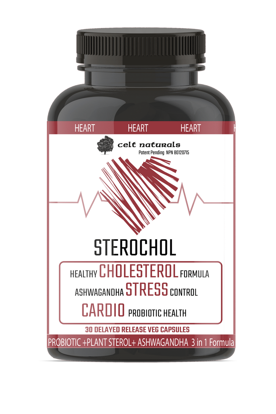 Prairie Naturals Celt Naturals Sterochol 30 Capsules