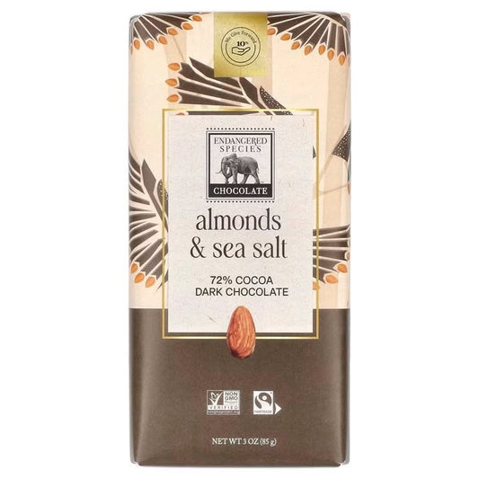 almonds & sea salt + 72% dark chocolate