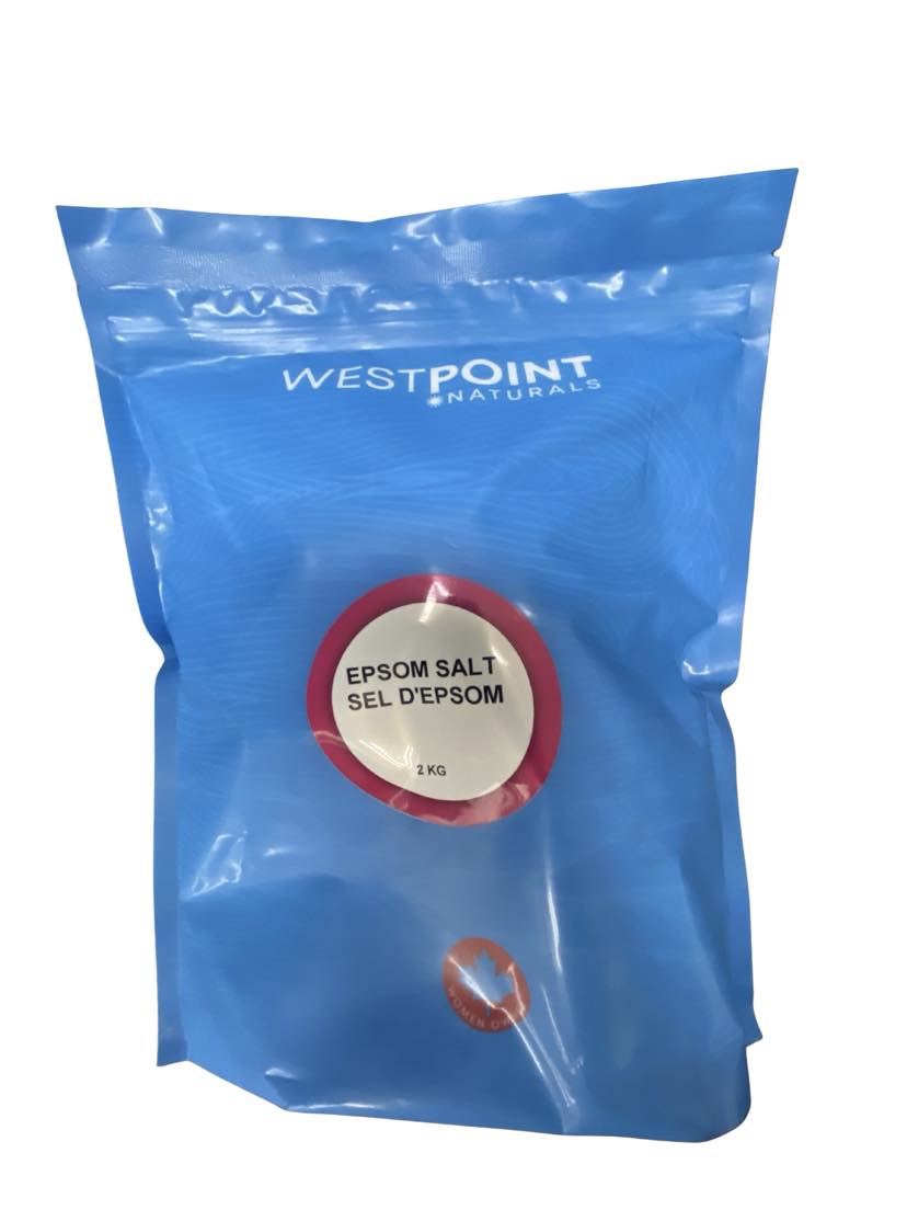 Westpoint Naturals Epsom Salt 2 kg magnesium sulfate bath salt bag