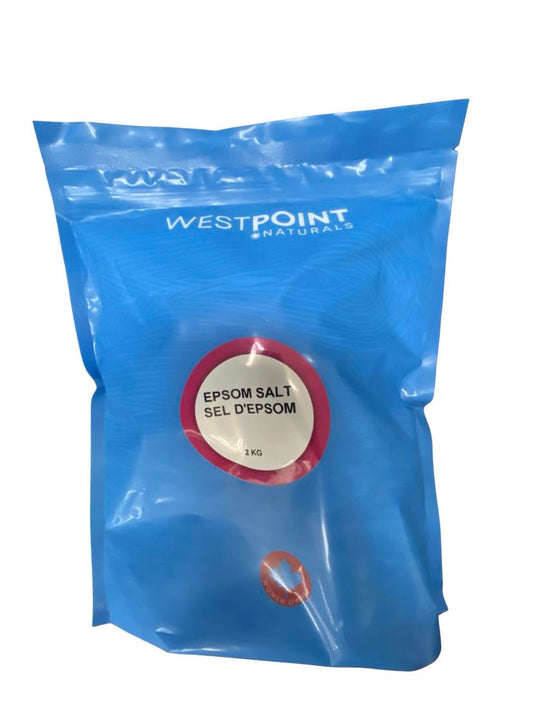 Westpoint Naturals Epsom Salt 2 kg magnesium sulfate bath salt bag