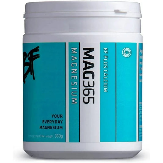 ITL Health MAG365 Natural Vegan Magnesium Powder Plus Calcium & Zinc | Include Vitamins D3, K2, C, B6, Boron, Zinc and Potassium | Formulated for Optimal Bone Health and Immune Support | 360g