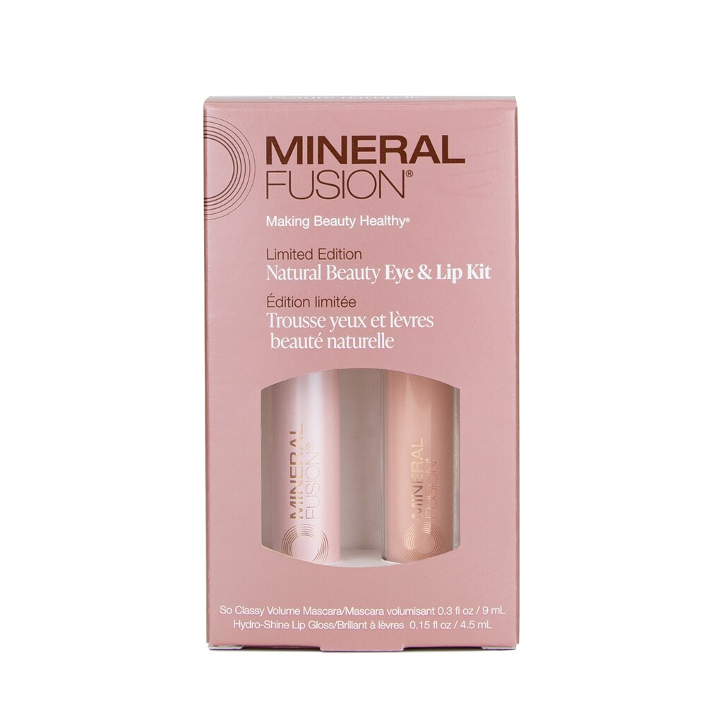 Mineral Fusion Natural Beauty Eye and Lip Kit limited edition with mascara and lip gloss