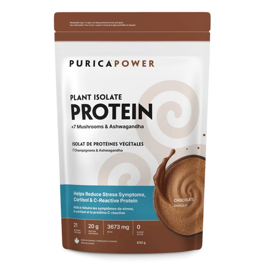 PURICA Power Plant Isolate Protein chocolate with 7 mushrooms and ashwagandha 630 g