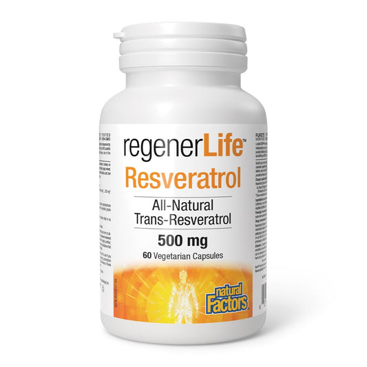 RegenerLife Resveratrol 500mg (60 VCaps)