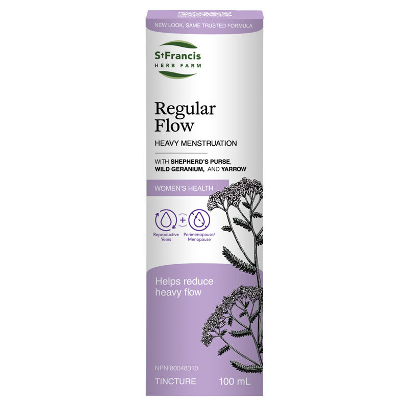 St. Francis Herb Farm Regular Flow Tincture – 100 mL