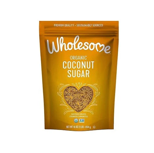 Wholesome Organic Coconut Sugar natural coconut palm sugar 454 g