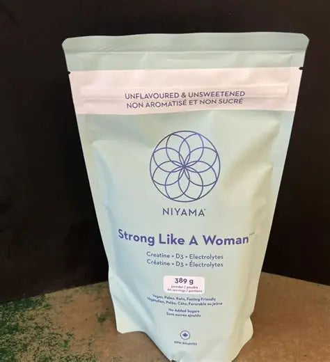 Niyama Strong Like A Woman – Creatine + Vitamin D3 + Electrolytes – Unflavoured – 389 g