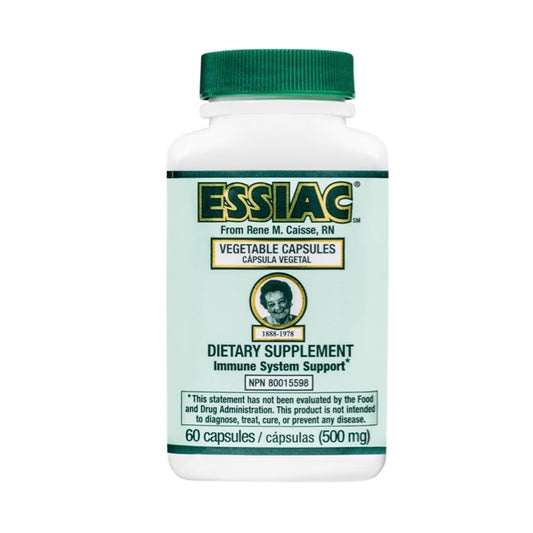 Essiac vegetable capsules traditional herbal supplement 60 vegetarian capsules