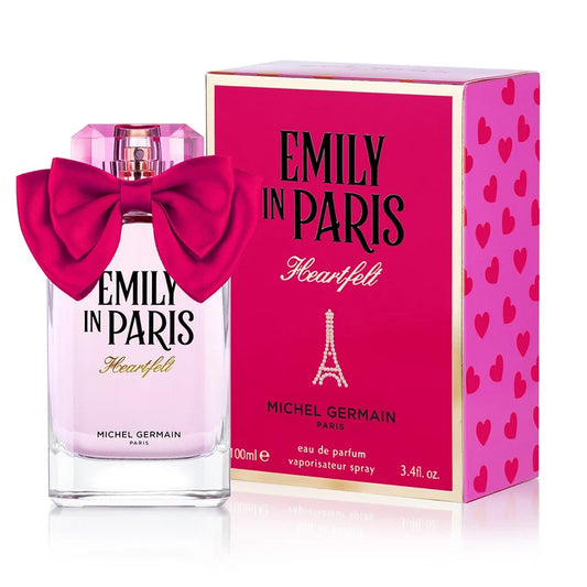 Michel Germain Emily in Paris Heartfelt Eau de Parfum for women 100 mL with pink bow and gift box