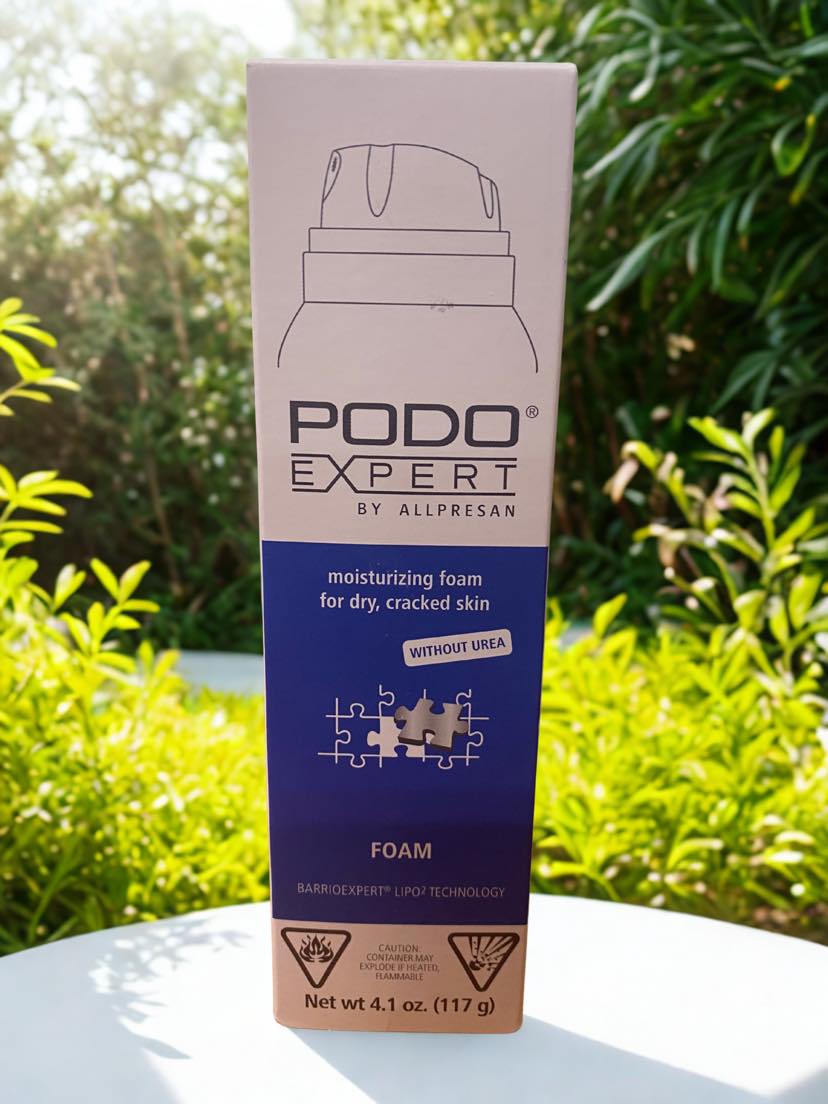 PODO Expert by Allpresan moisturizing foam for dry cracked skin without urea