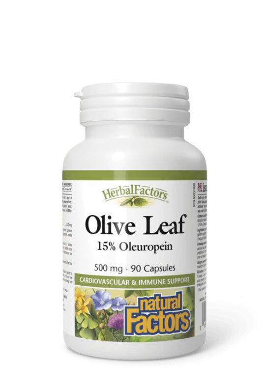 Olive Leaf 500 mg, HerbalFactors 90 Cap