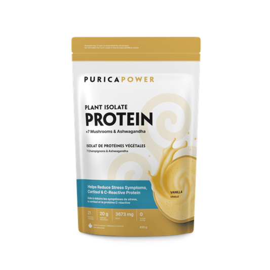 PURICA Power Plant Isolate Protein vanilla with 7 mushrooms and ashwagandha 630 g