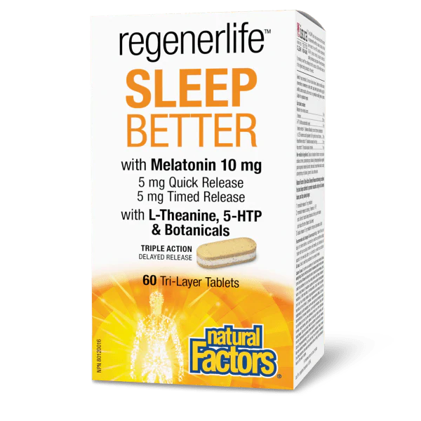 Natural Factors Sleep Better with Melatonin 10 mg