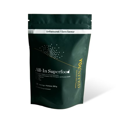 Younited All In Superfood unflavoured plant based superfood powder 250 g pouch