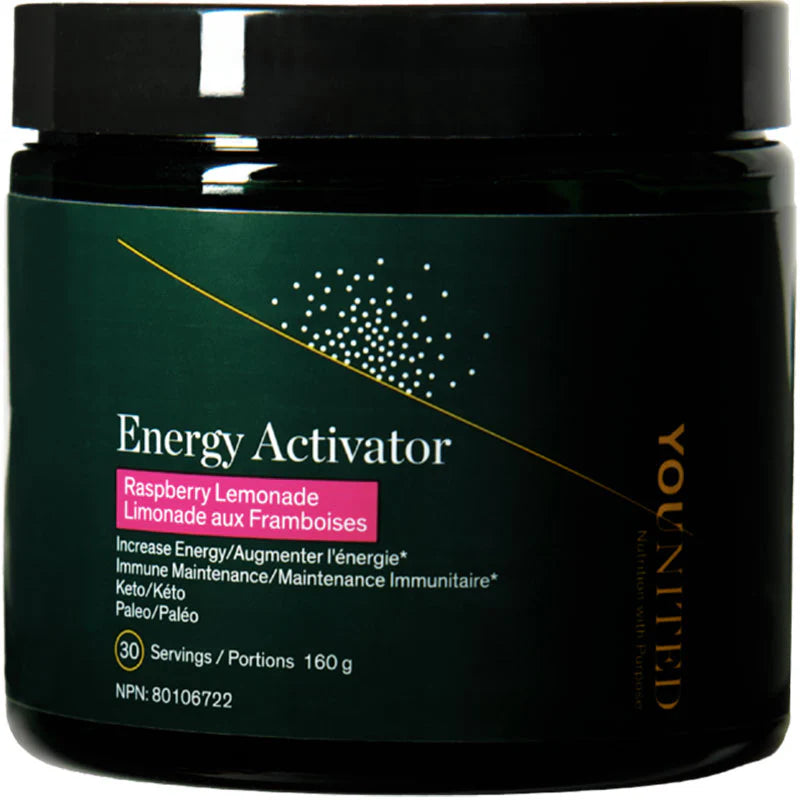 Energy Activator Raspberry Lemonade 147 g powder for natural energy and mental focus support
