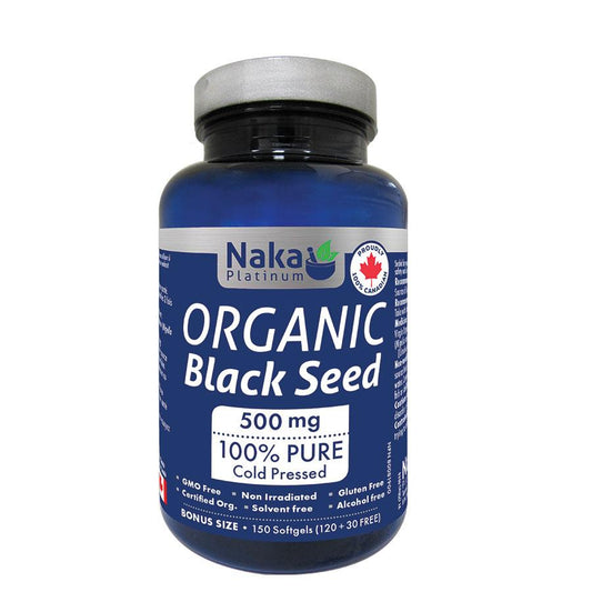 (Bonus Size) Platinum Organic Black Seed Oil - 150 softgels