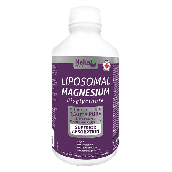 (Bonus Size) Platinum Liposomal Magnesium Bisglycinate - 600ml