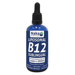 (Bonus Size) Platinum Liposomal B12 Drops - 100ml