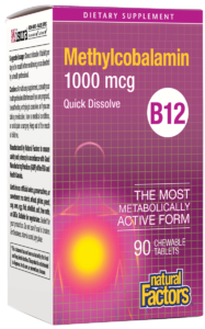 B12 Methylcobalamin 1,000 mcg
