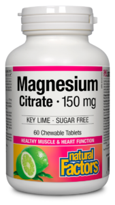 Magnesium Citrate 150 mg, Key Lime · Sugar Free