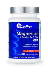 Magnesium + Taurine, B6 & Zinc for Cardio - 120 VCaps
