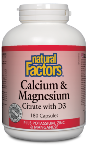 Calcium & Magnesium Citrate with D3 Plus Potassium, Zinc & Manganese